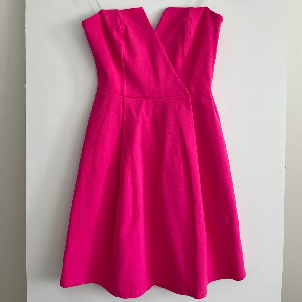 Lulus sleeveless hot pink mini dress